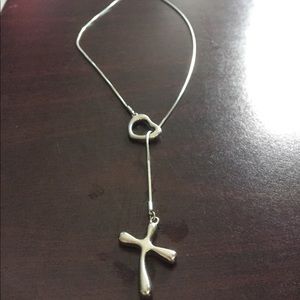 Sterling silver infinity necklace